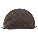 LOUIS VUITTON Monogram Trousse Demi Ronde Cosmetic Pouch M47520 LV Auth hk4091-13