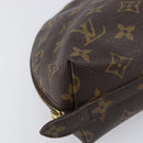 LOUIS VUITTON Monogram Trousse Demi Ronde Cosmetic Pouch M47520 LV Auth hk4091-14