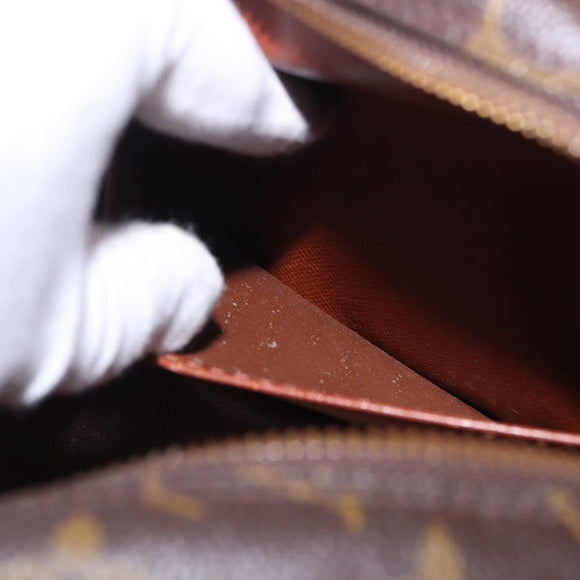 LOUIS VUITTON Monogram Compiegne 28 Clutch Bag M51845 LV Auth hk4095