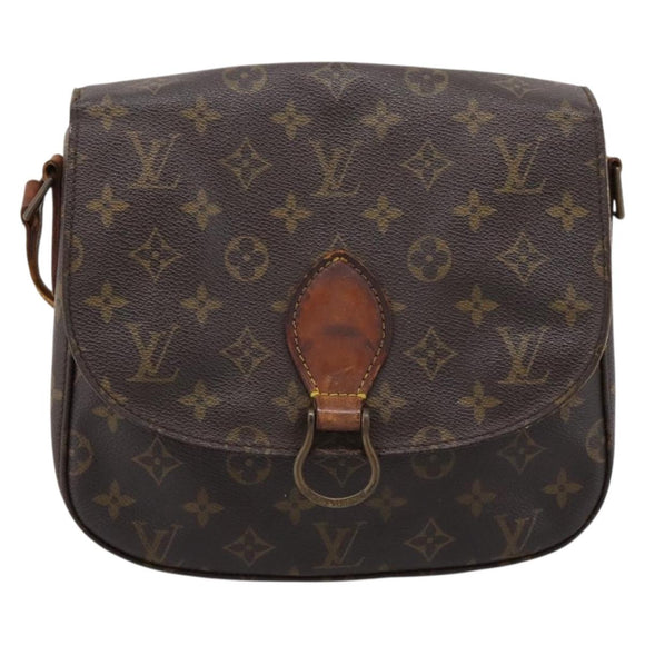 LOUIS VUITTON Monogram Saint Cloud GM Shoulder Bag M51242 LV Auth hk4099