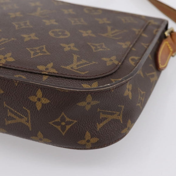 LOUIS VUITTON Monogram Saint Cloud GM Shoulder Bag M51242 LV Auth hk4100