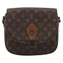 LOUIS VUITTON Monogram Saint Cloud GM Shoulder Bag M51242 LV Auth hk4100-13