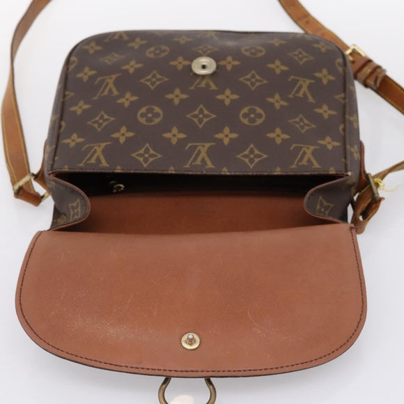 LOUIS VUITTON Monogram Saint Cloud GM Shoulder Bag M51242 LV Auth hk4100