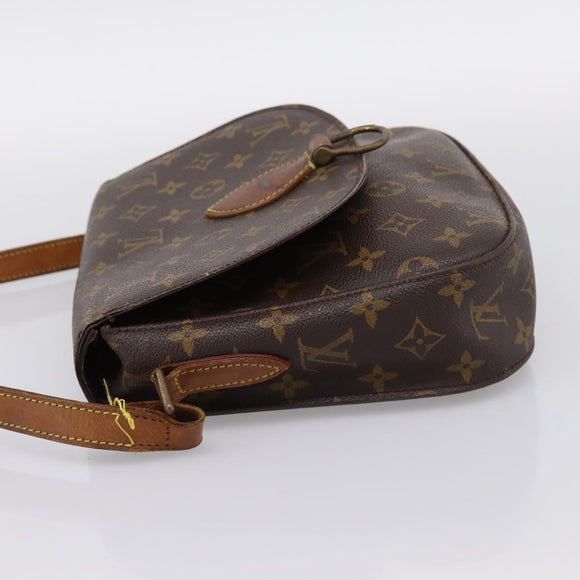 LOUIS VUITTON Monogram Saint Cloud GM Shoulder Bag M51242 LV Auth hk4100