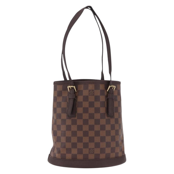 LOUIS VUITTON Damier Ebene Marais Shoulder Bag N42240 LV Auth hk4107
