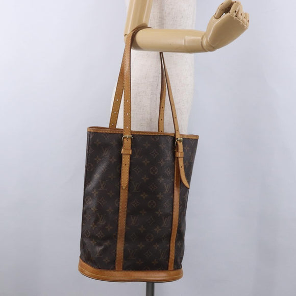 LOUIS VUITTON Monogram Bucket GM Shoulder Bag M42236 LV Auth hk4108