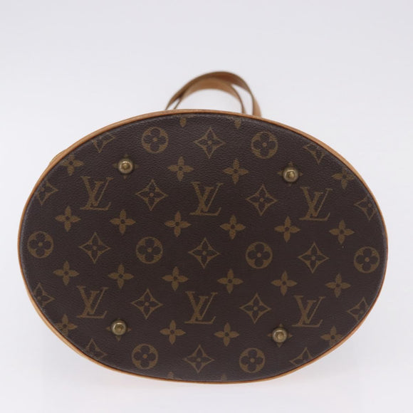 LOUIS VUITTON Monogram Bucket GM Shoulder Bag M42236 LV Auth hk4108