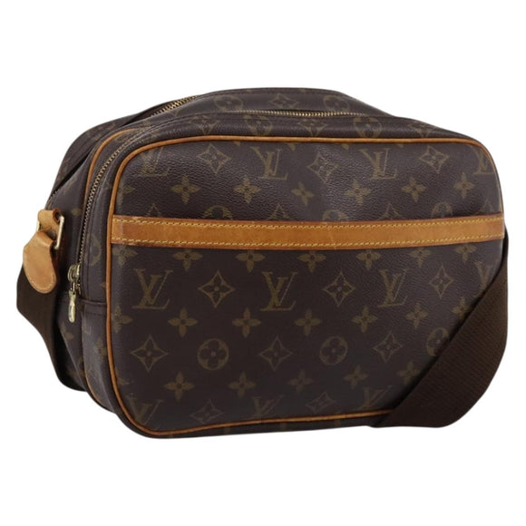 LOUIS VUITTON Monogram Reporter PM Shoulder Bag M45254 LV Auth hk4110
