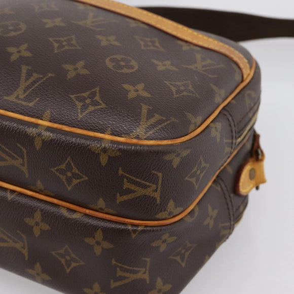LOUIS VUITTON Monogram Reporter PM Shoulder Bag M45254 LV Auth hk4110