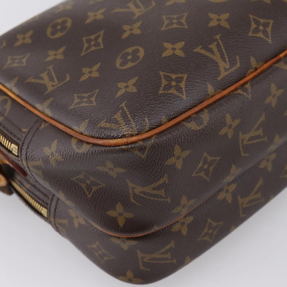 LOUIS VUITTON Monogram Reporter PM Shoulder Bag M45254 LV Auth hk4110