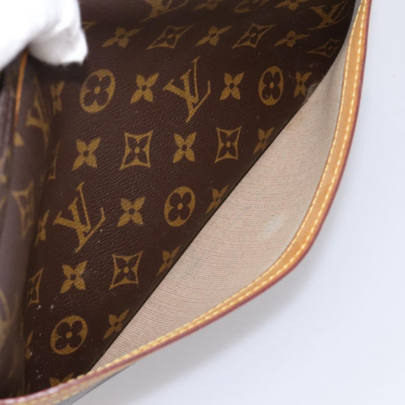 LOUIS VUITTON Monogram Reporter PM Shoulder Bag M45254 LV Auth hk4110