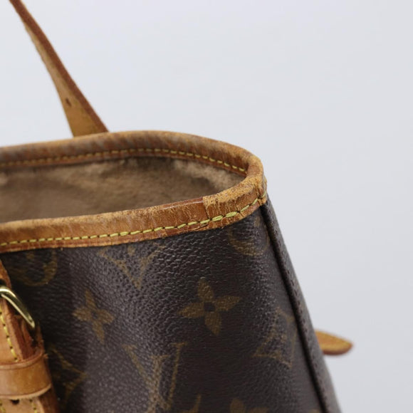 LOUIS VUITTON Monogram Bucket GM Shoulder Bag M42236 LV Auth hk4111