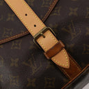 LOUIS VUITTON Monogram Saumur 35 Shoulder Bag M42254 LV Auth hk4113-10