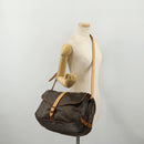 LOUIS VUITTON Monogram Saumur 35 Shoulder Bag M42254 LV Auth hk4113-26