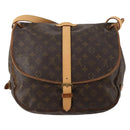 LOUIS VUITTON Monogram Saumur 35 Shoulder Bag M42254 LV Auth hk4113-2