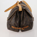 LOUIS VUITTON Monogram Saumur 35 Shoulder Bag M42254 LV Auth hk4113-4