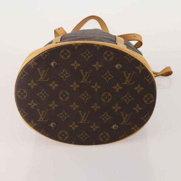 LOUIS VUITTON Monogram Bucket GM Shoulder Bag M42236 LV Auth hk4115
