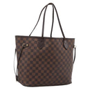 LOUIS VUITTON Damier Ebene Neverfull MM Tote Bag N51105 LV Auth hk4116-1
