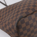LOUIS VUITTON Damier Ebene Neverfull MM Tote Bag N51105 LV Auth hk4116-17