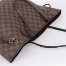 LOUIS VUITTON Damier Ebene Neverfull MM Tote Bag N51105 LV Auth hk4116-14