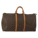 LOUIS VUITTON Monogram Keepall 60 Boston Bag M41422 LV Auth hk4118-1