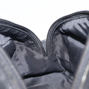 GUCCI Pouch Leather Black Silver 039 0974 Auth hk4120-17