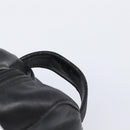 GUCCI Pouch Leather Black Silver 039 0974 Auth hk4120-8