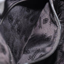 GUCCI GG Canvas Guccissima Shoulder Bag Leather Black Gold Auth hk4122-22