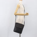GUCCI GG Canvas Guccissima Shoulder Bag Leather Black Gold Auth hk4122-23