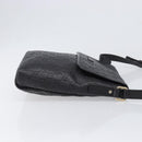 GUCCI GG Canvas Guccissima Shoulder Bag Leather Black Gold Auth hk4122-3