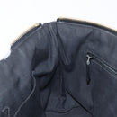 GUCCI GG Canvas Hand Bag Black Gold 141471 Auth hk4126-21