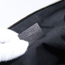 GUCCI GG Canvas Hand Bag Black Gold 141471 Auth hk4126-12