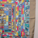 HERMES Carre 90 Scarf ""CORRE SPONDANCE"" Silk Gray Auth hk4128-7