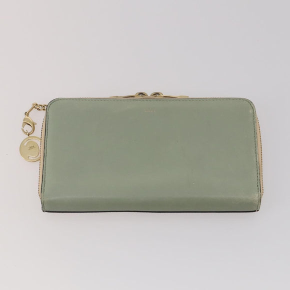 CELINE Chloe Fendi Bulgari Wallet Leather 5 Set Black Beige Green Auth hk4130