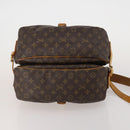 LOUIS VUITTON Monogram Saumur 35 Shoulder Bag M42254 LV Auth hk4132-5