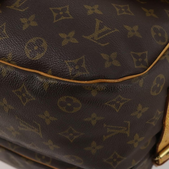 LOUIS VUITTON Monogram Saumur 35 Shoulder Bag M42254 LV Auth hk4132