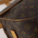 LOUIS VUITTON Monogram Saumur 35 Shoulder Bag M42254 LV Auth hk4132-18