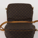 LOUIS VUITTON Monogram Saumur 35 Shoulder Bag M42254 LV Auth hk4132-20