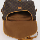 LOUIS VUITTON Monogram Saumur 35 Shoulder Bag M42254 LV Auth hk4132-24