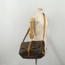 LOUIS VUITTON Monogram Saumur 35 Shoulder Bag M42254 LV Auth hk4132-29