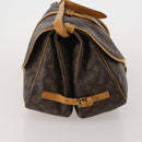 LOUIS VUITTON Monogram Saumur 35 Shoulder Bag M42254 LV Auth hk4132-4