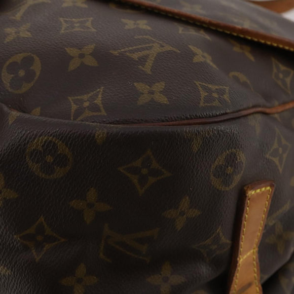 LOUIS VUITTON Monogram Saumur 35 Shoulder Bag M42254 LV Auth hk4133