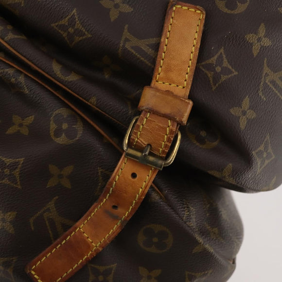 LOUIS VUITTON Monogram Saumur 35 Shoulder Bag M42254 LV Auth hk4133