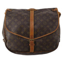 LOUIS VUITTON Monogram Saumur 35 Shoulder Bag M42254 LV Auth hk4133-13