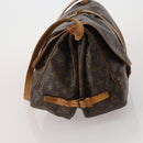 LOUIS VUITTON Monogram Saumur 35 Shoulder Bag M42254 LV Auth hk4133-3
