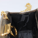 Salvatore Ferragamo Gancini Chain Shoulder Bag Leather Gold Auth hk4135A-21