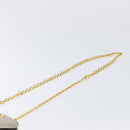 Salvatore Ferragamo Gancini Chain Shoulder Bag Leather Gold Auth hk4135A-14
