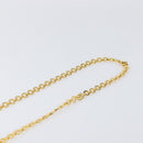 Salvatore Ferragamo Gancini Chain Shoulder Bag Leather Gold Auth hk4135A-8