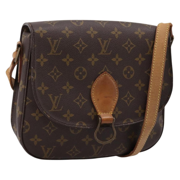 LOUIS VUITTON Monogram Saint Cloud GM Shoulder Bag M51242 LV Auth hk4137