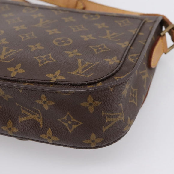 LOUIS VUITTON Monogram Saint Cloud GM Shoulder Bag M51242 LV Auth hk4137